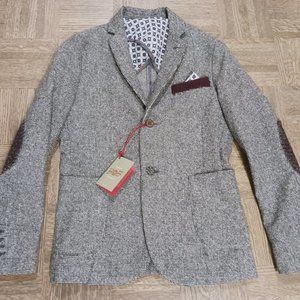 New BOB knit pattern blazer jacket Size 46it made in italy